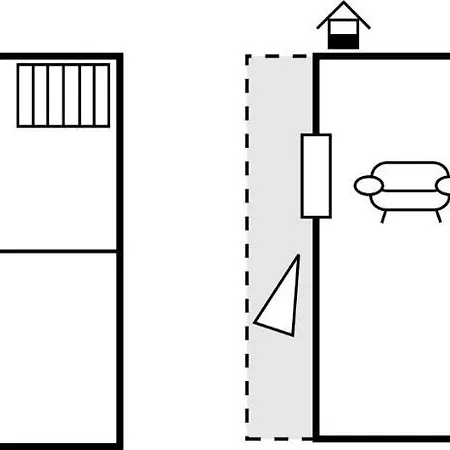 Two-bedroom In Slapy Nad Vltavou 아파트 *